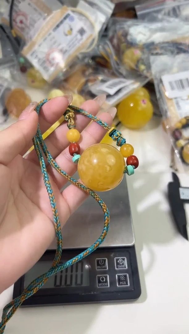 裸石琥珀未镶嵌天然琥珀蜜蜡吊坠 31+