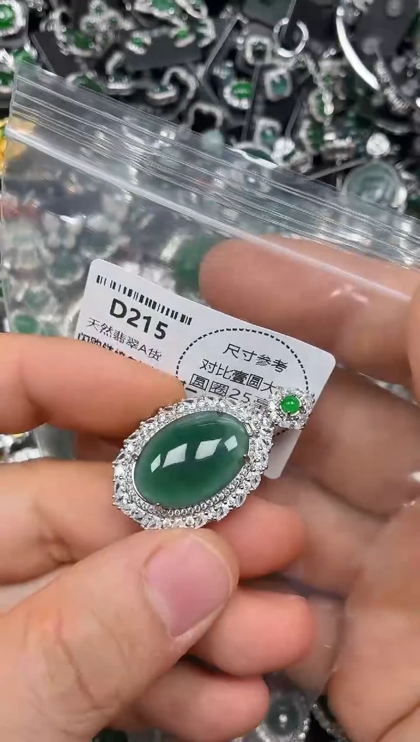 颈饰未镶嵌翡翠D215吊坠