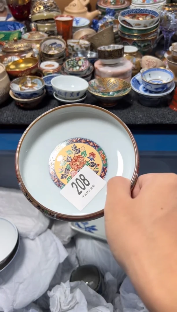 瓷片一****活夏目海外回流瓷器中古品。