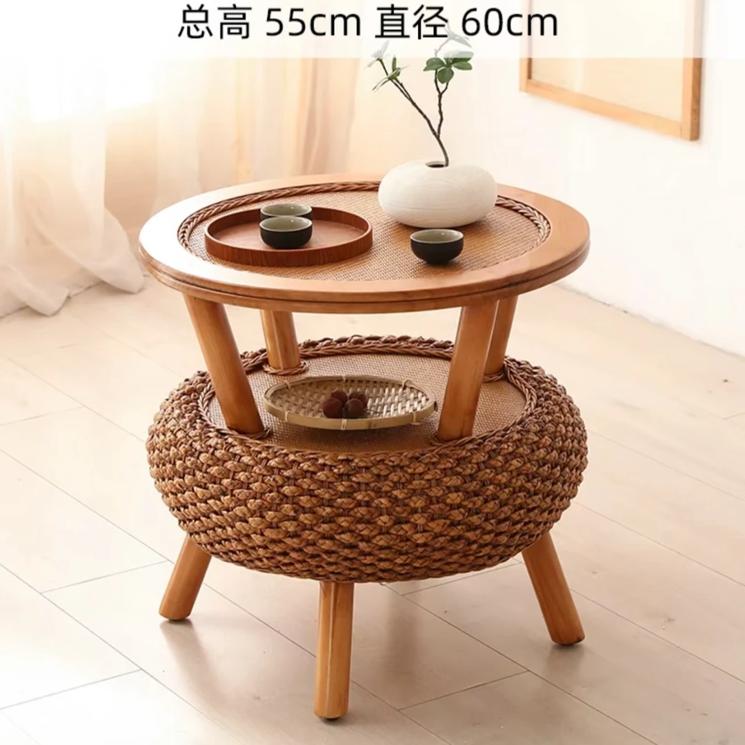 ZL10进口印尼玛瑙藤藤编藤桌桌子手工编织藤椅55*60CM