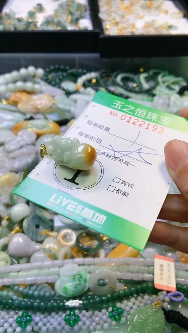 翡翠未镶嵌颈饰闪购0122193
