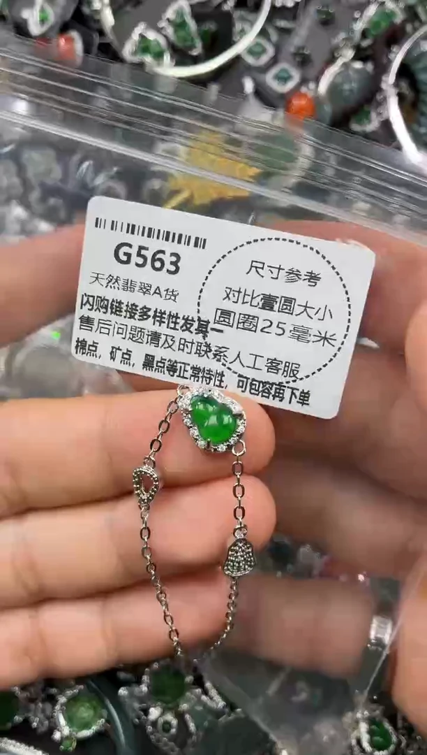 颈饰未镶嵌翡翠G563手链