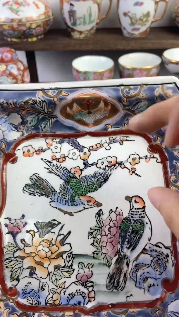 瓷片景德镇窑厂瓷摆件