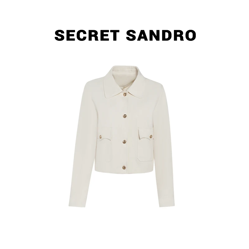 【白牛与粉牛】Secret Sandro 楚楚衬衫 J25213008N