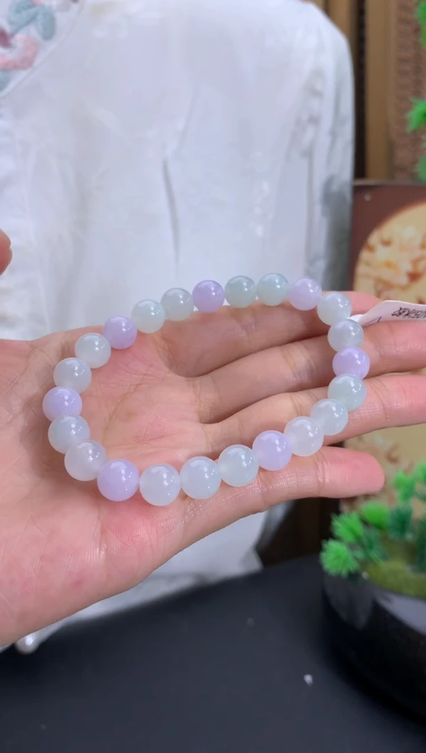 未镶嵌手串翡翠卡8.2mm