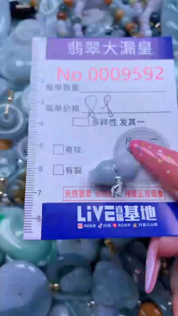 翡翠未镶嵌吊坠(不含链)9592