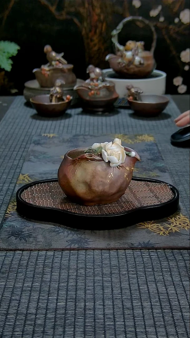 黄老师柴烧公道杯