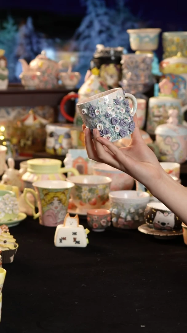 其他陶景德镇釉下彩手绘设计师款陶瓷