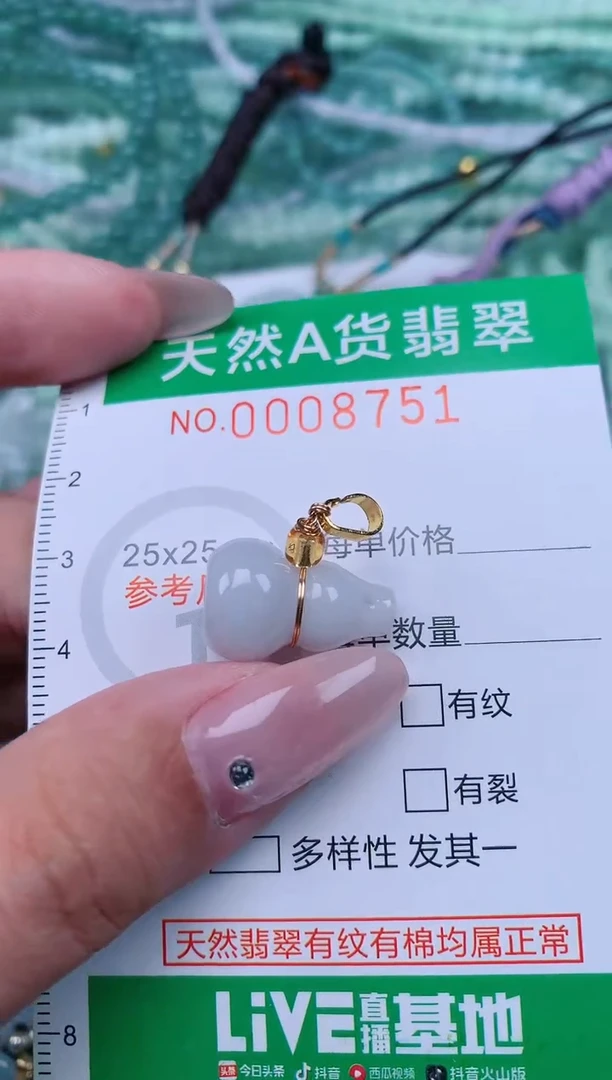 翡翠未镶嵌颈饰.0008751