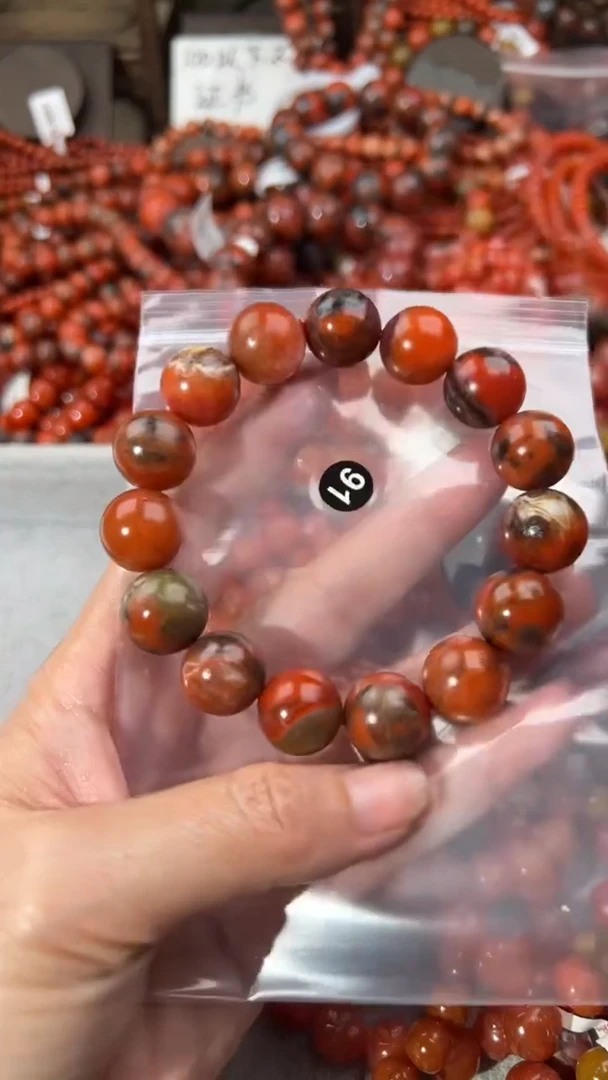 南红玛瑙手串未镶嵌15