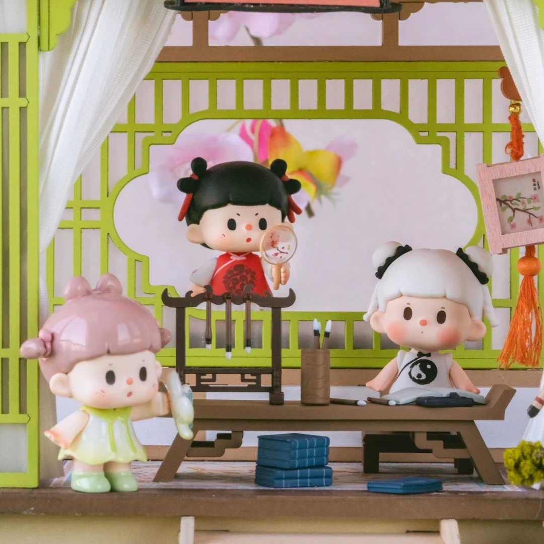 【101】不二小国风系列盲盒萌粒 可爱摆件潮玩默认代拆