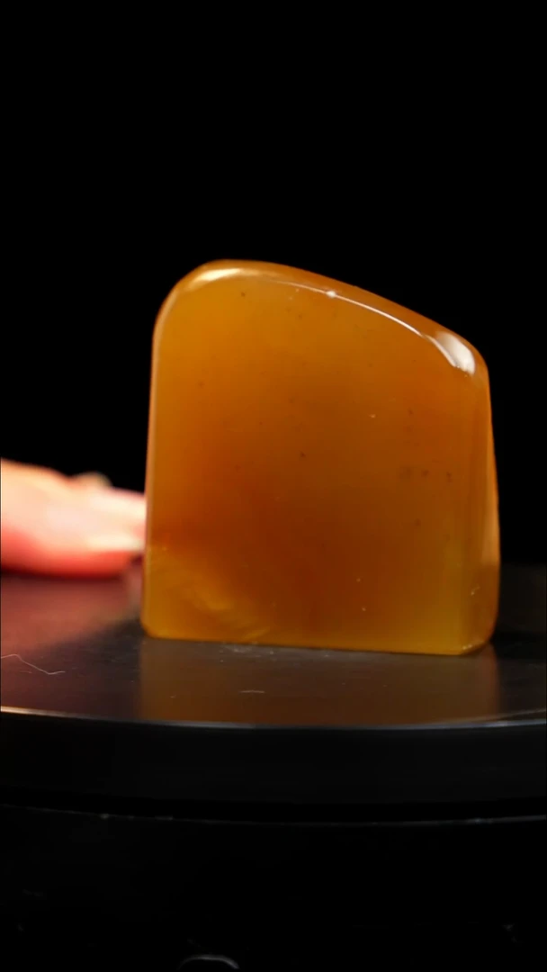 田黄石玻璃冻印章印章印章