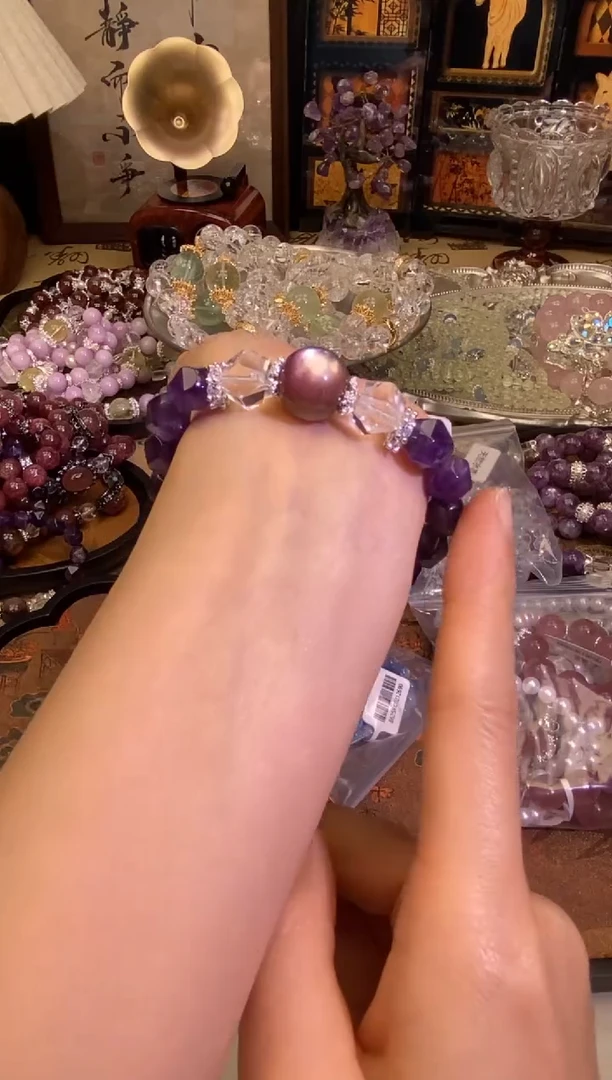 【闪购商品】紫晶手链未镶嵌6060手串