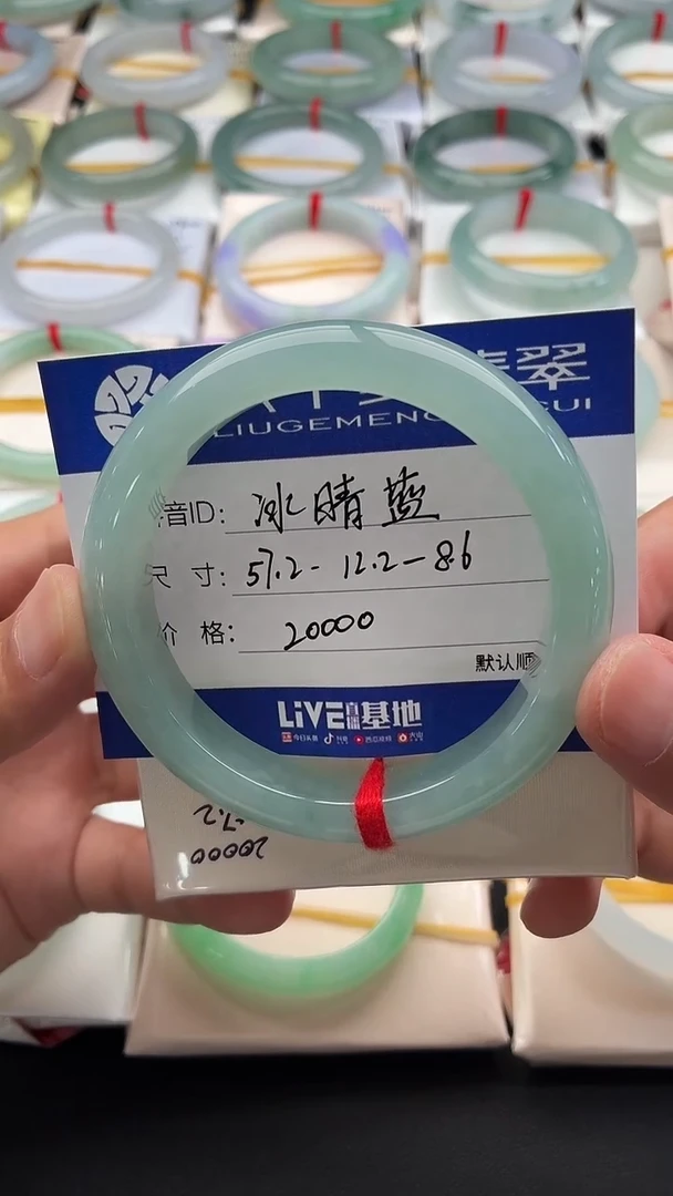 翡翠手镯未镶嵌冰晴蓝
