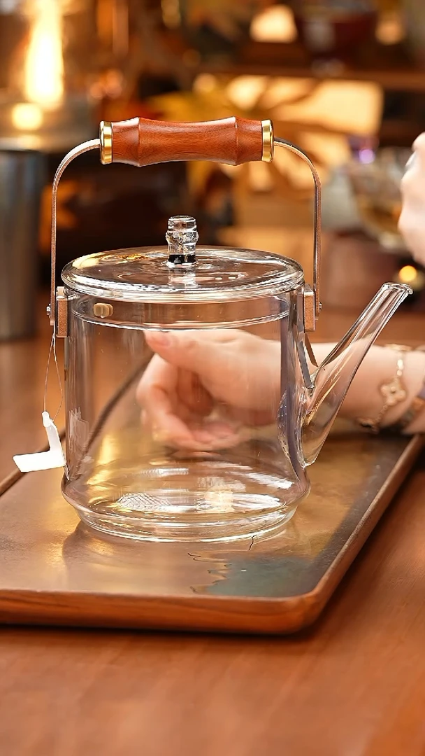 禾器/透明君若壶/滤片款/酸枝木