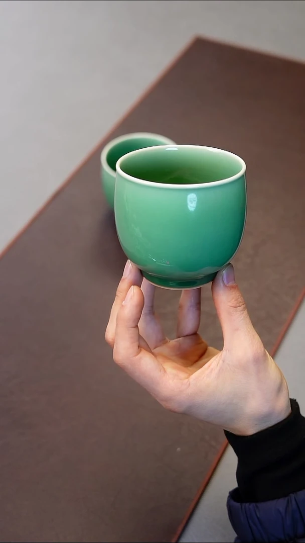 青瓷手工茶器包邮