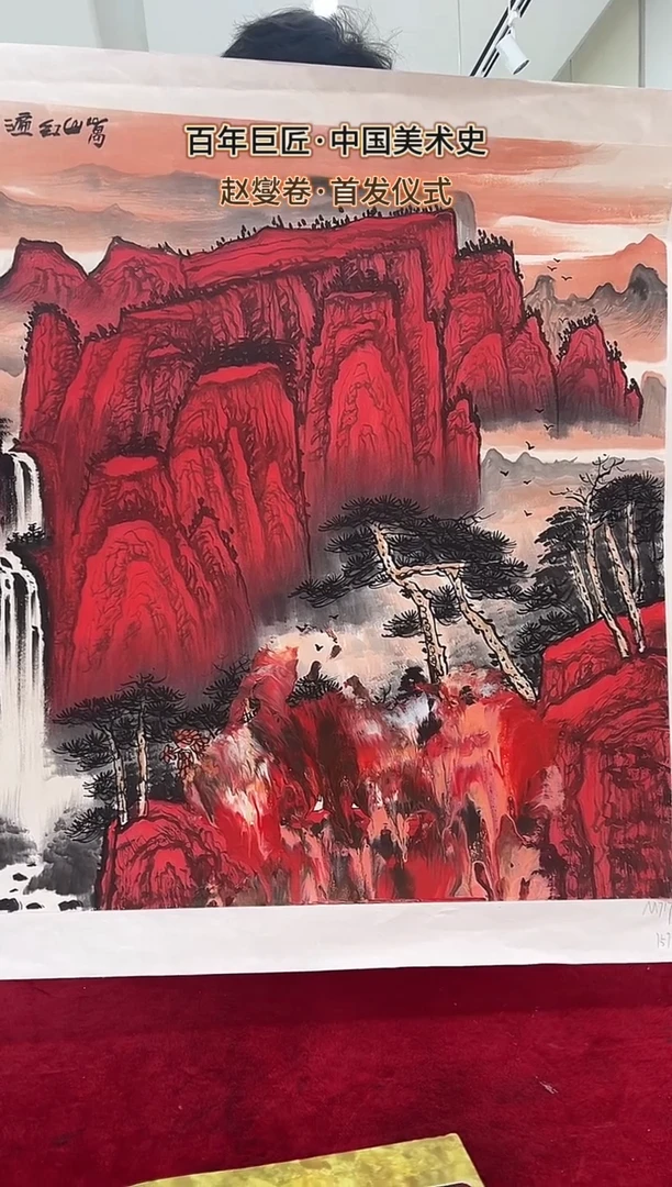国画c****2赵燮绘画8pc抽象山水画集作品
