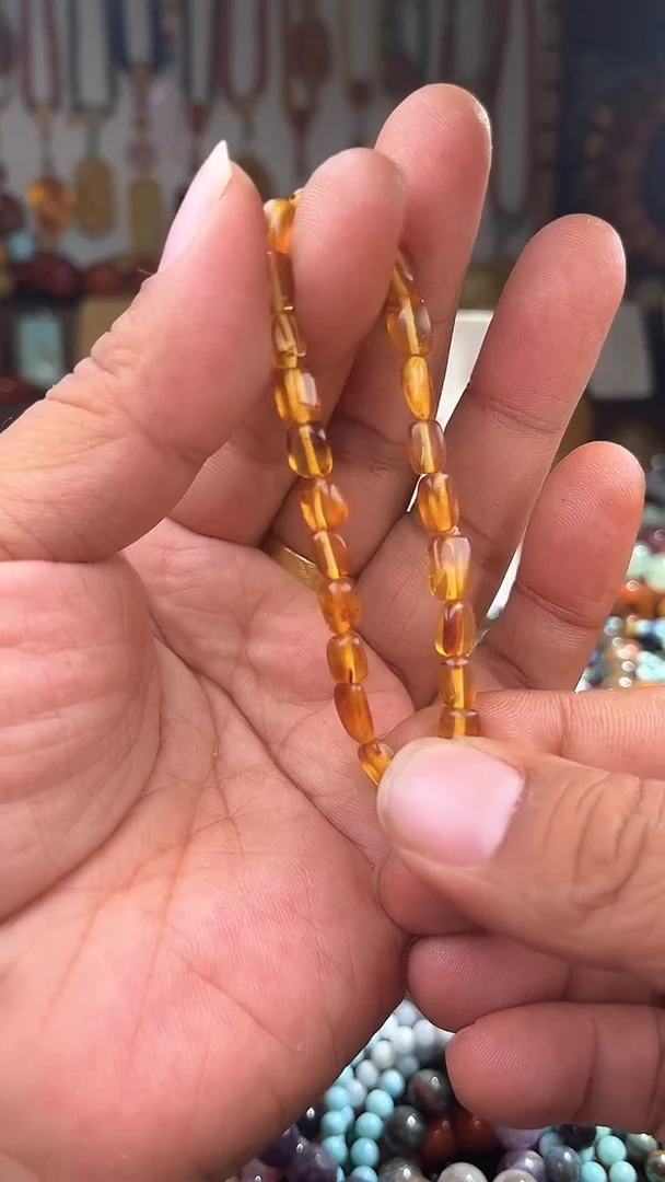 裸石琥珀未镶嵌一***然一物一拍 004425