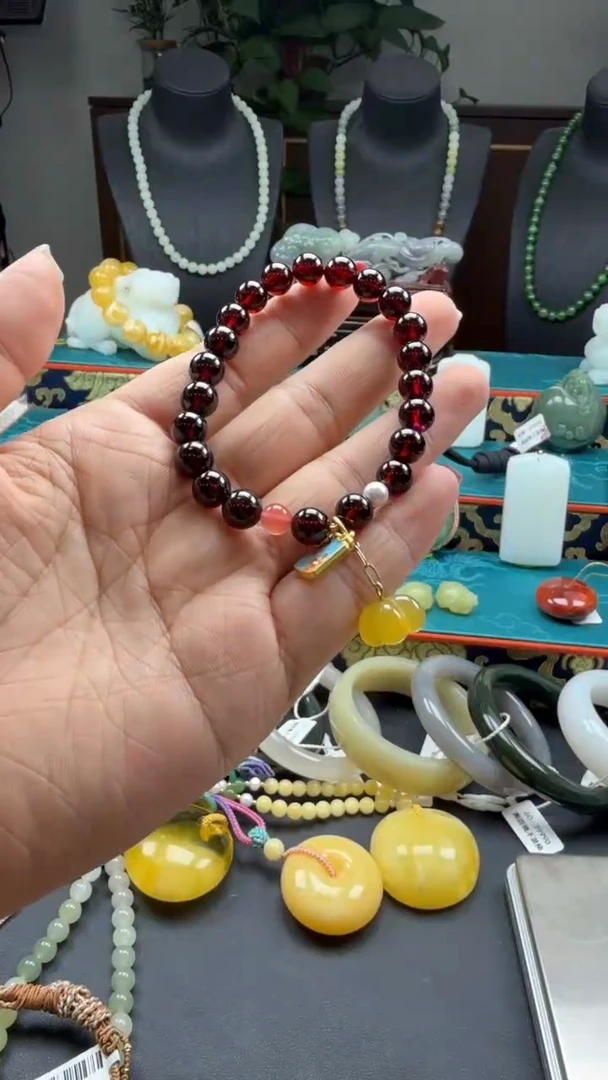 手串未镶嵌石榴石xa009