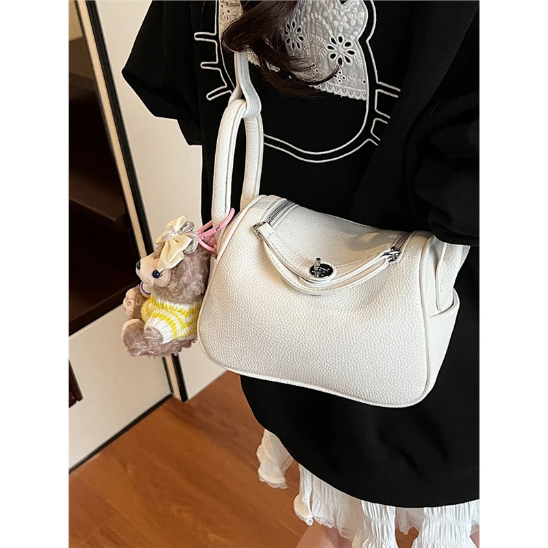 韩版小众设计简约百搭单肩通勤包包女2025夏季新款时尚斜挎枕头包