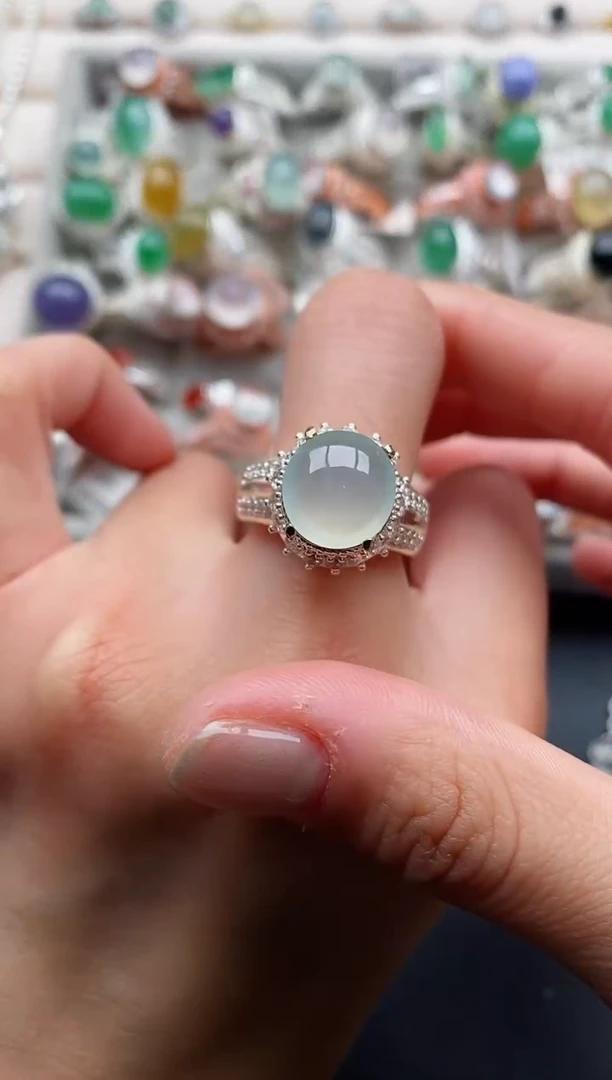 未镶嵌戒指翡翠777777+6