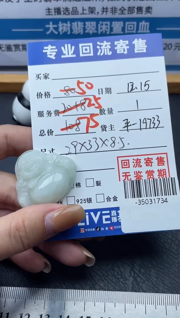 【闪购商品】翡翠颈饰未镶嵌多人-35031734