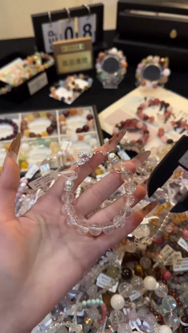 合金手链水晶白阿赛x1863