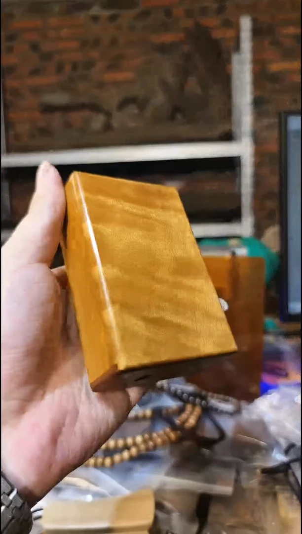 楠木（金丝楠）把件海烟盒