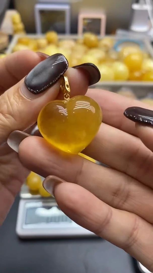 琥珀银S925镶嵌珠宝奇石2905