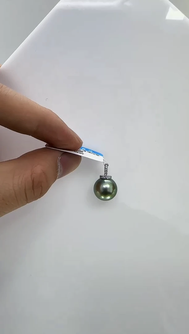 【闪购商品】海水珍珠DA18K金镶嵌h289 大溪地12