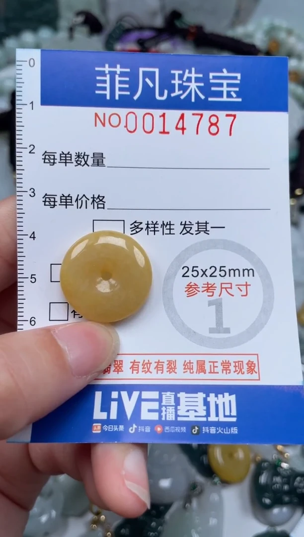 颈饰未镶嵌翡翠14787