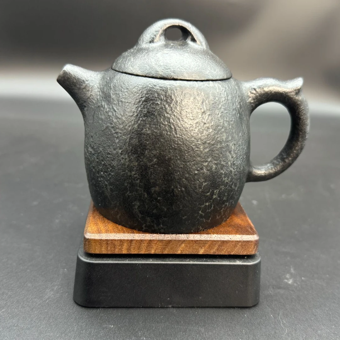 【秦权】•研壶社•冰碛岩经典壶精美梨形泡壶纯手工