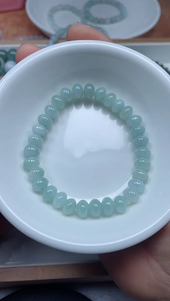 【闪购商品】翡翠手链未镶嵌卡6x8
