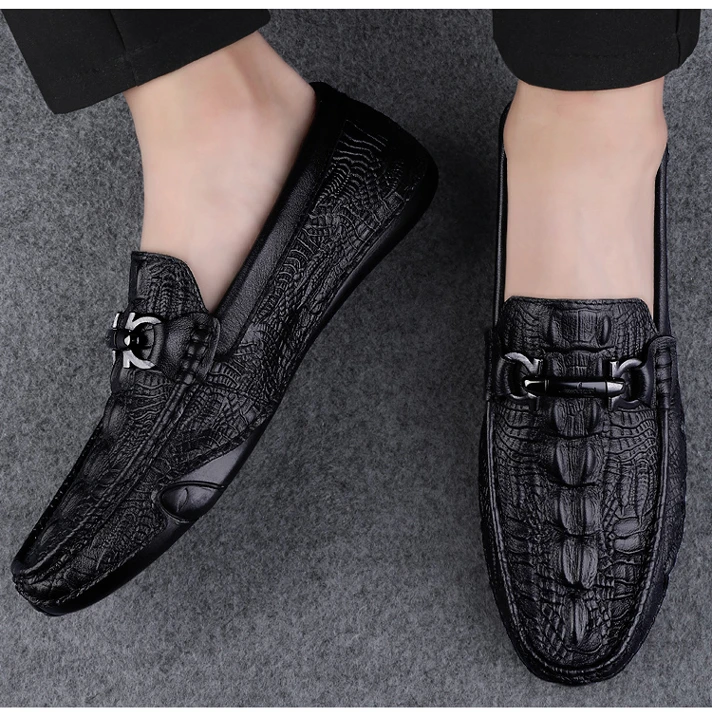 豆豆鞋真皮豆豆鞋男鞋透气夏季百搭8908