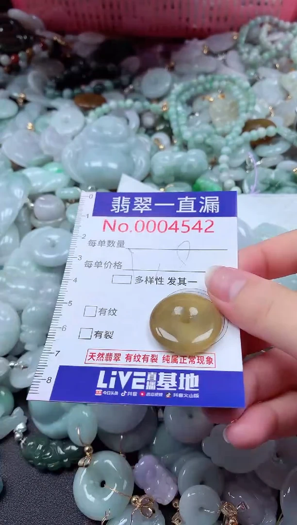 翡翠未镶嵌吊坠(不含链)4542