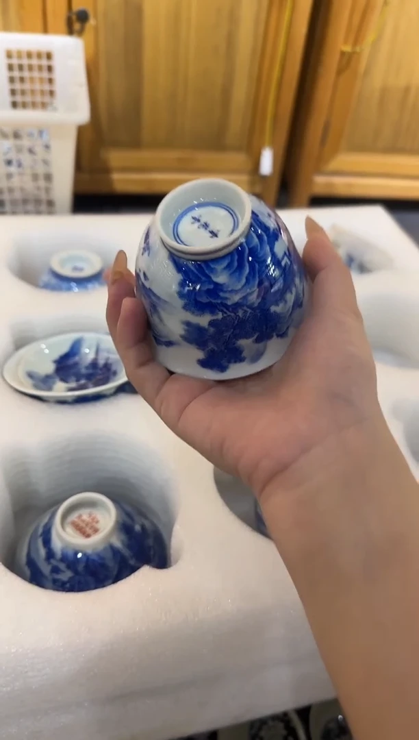 瓷片景德镇瓷器茶器茶杯