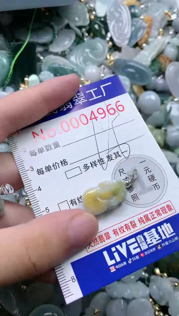 翡翠未镶嵌吊坠(不含链)4966