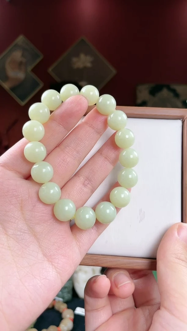 【闪购商品】和田玉手串未镶嵌若羌黄口手串