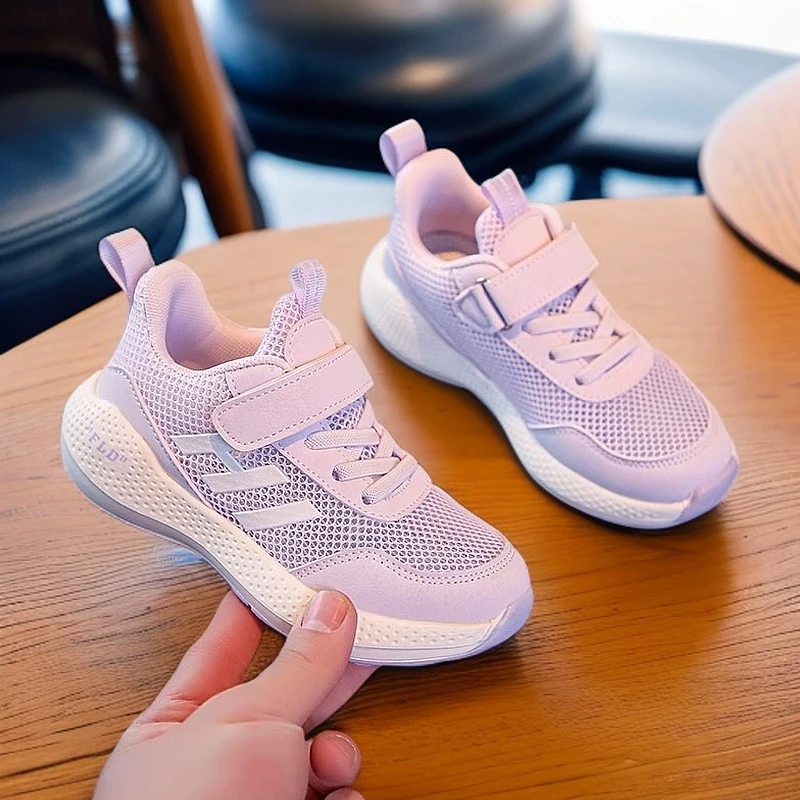 ABC男童运动鞋2025春秋新款男童鞋子女童网鞋透气网面休闲跑步鞋