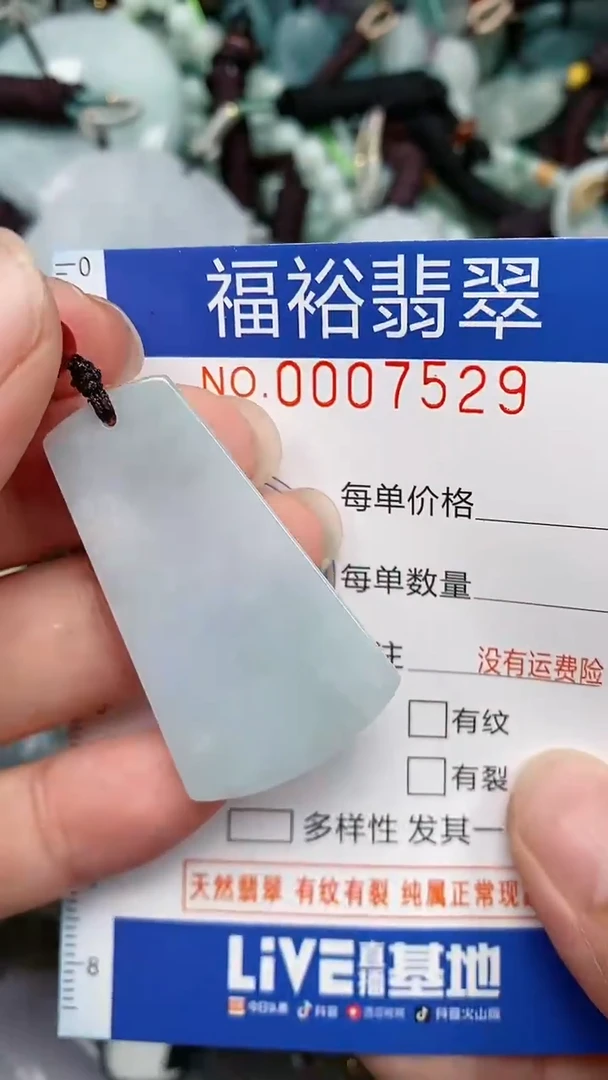 翡翠未镶嵌颈饰...0007529