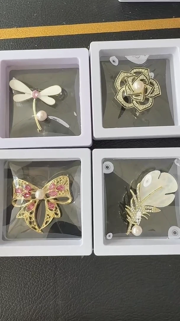 未镶嵌荣倩淡水珍珠乾*胸针