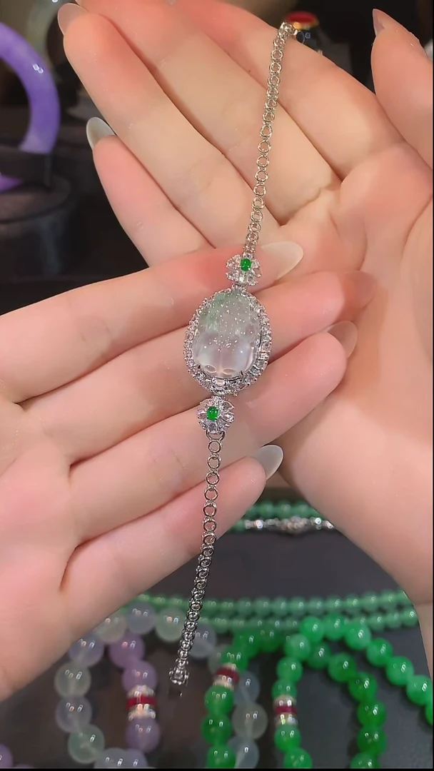 未镶嵌手链翡翠手链