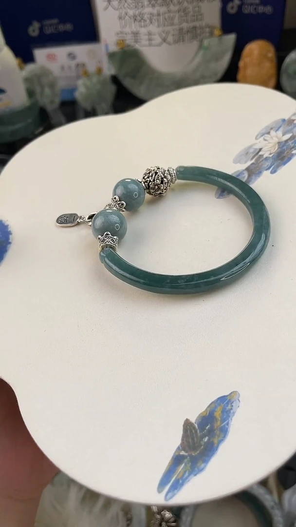 未镶嵌手链翡翠手工定制默认微瑕主播介绍为准