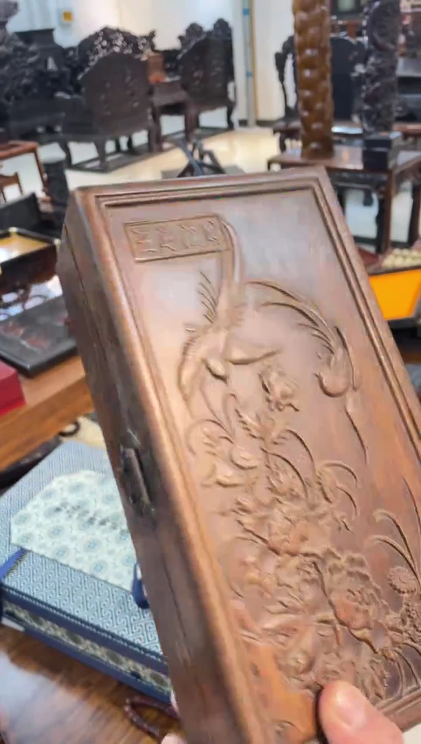 【闪购商品】木花梨侧翻盒啊啊啊啊啊