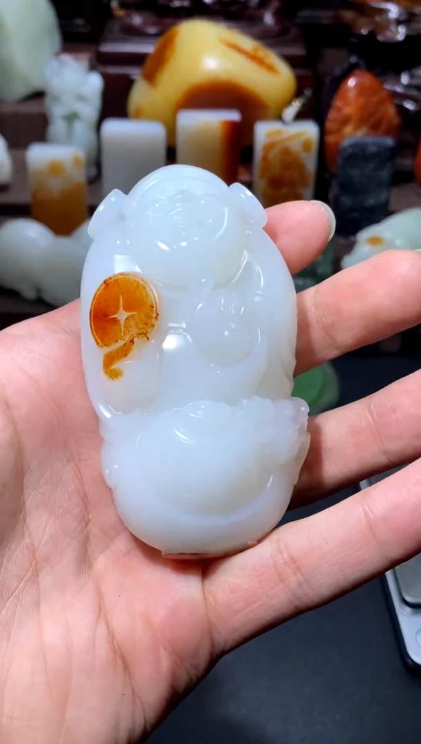 未镶嵌和田玉挂件胡***菜的皇贵妃皇贵妃