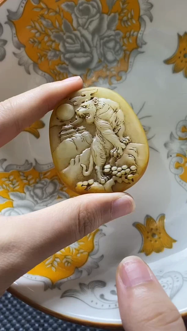 瓷片瓷片 瓷器 摆件 1个