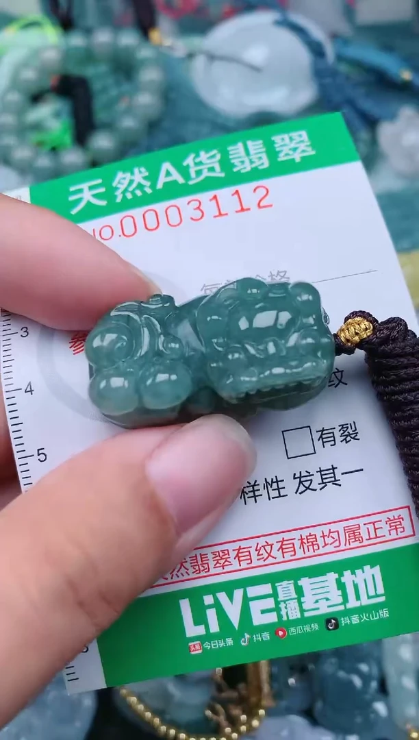 翡翠未镶嵌颈饰.0003112