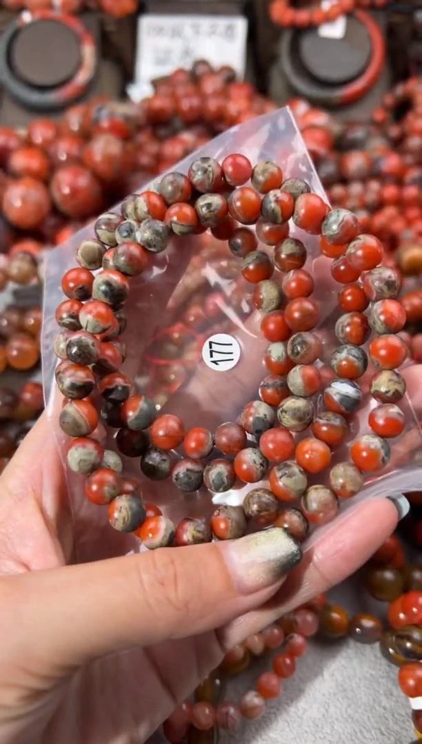 未镶嵌手串南红玛瑙8+