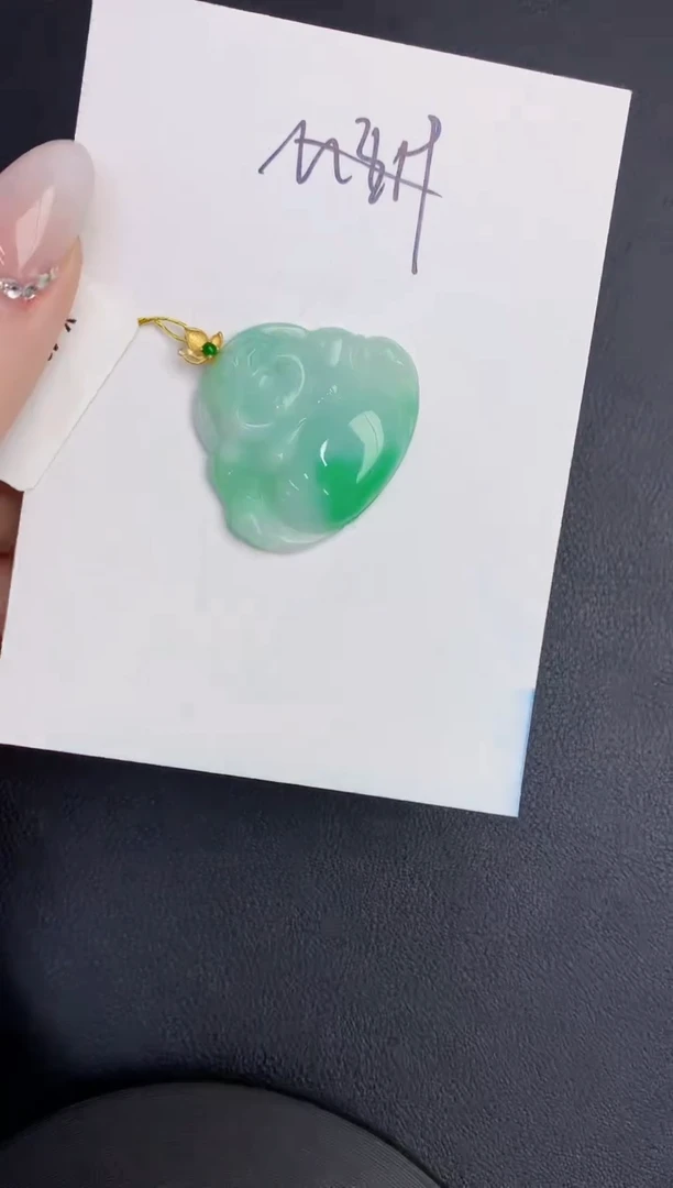 【闪购商品】翡翠颈饰18K金镶嵌00000000000