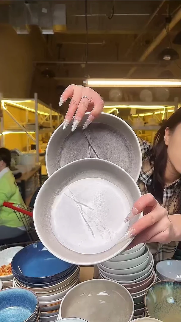 瓷52外贸尾货窑变釉下彩默认微瑕